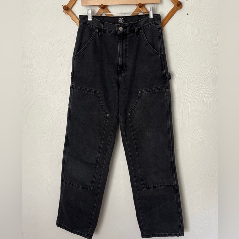 Urban Outfitters BDG High Rise Carpenter Denim in Black